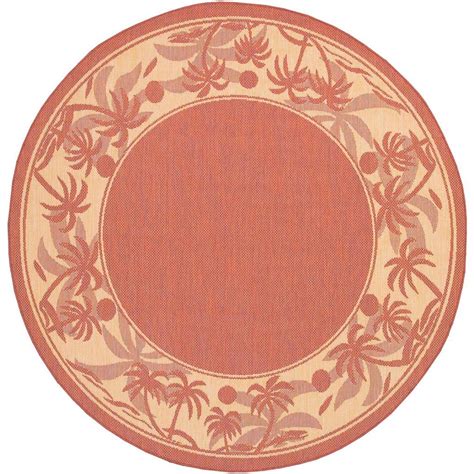 9 ft round outdoor rug